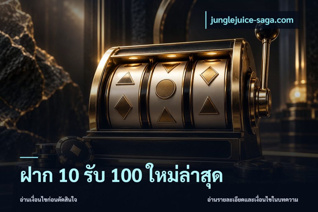 ฝาก 10 รับ 100 ใหม่ล่าสุด