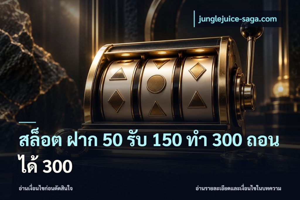 สล็อต ฝาก 50 รับ 150 ทํา 300 ถอนได้ 300