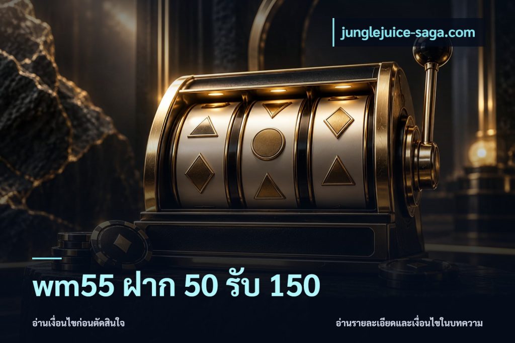 wm55 ฝาก 50 รับ 150