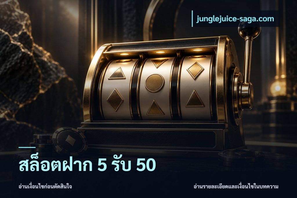สล็อตฝาก 5 รับ 50