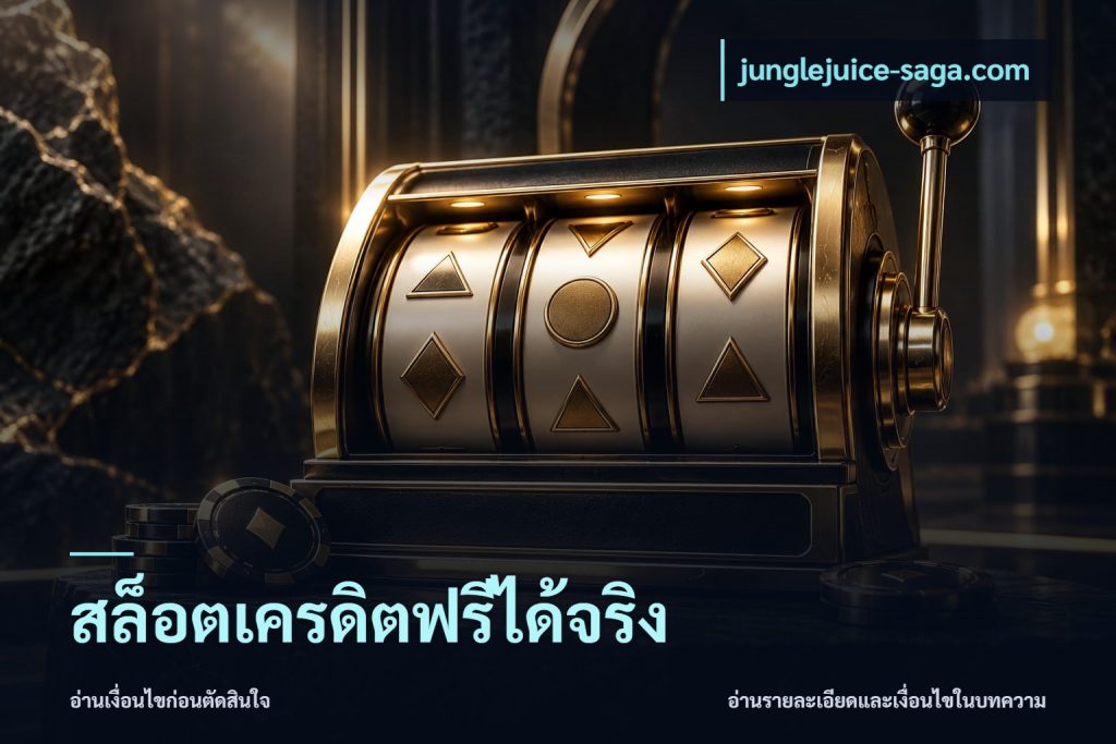 สล็อตเครดิตฟรีได้จริง