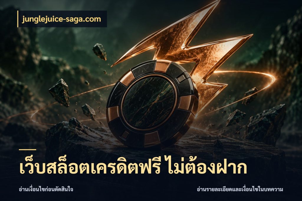 เว็บสล็อตเครดิตฟรี ไม่ต้องฝาก