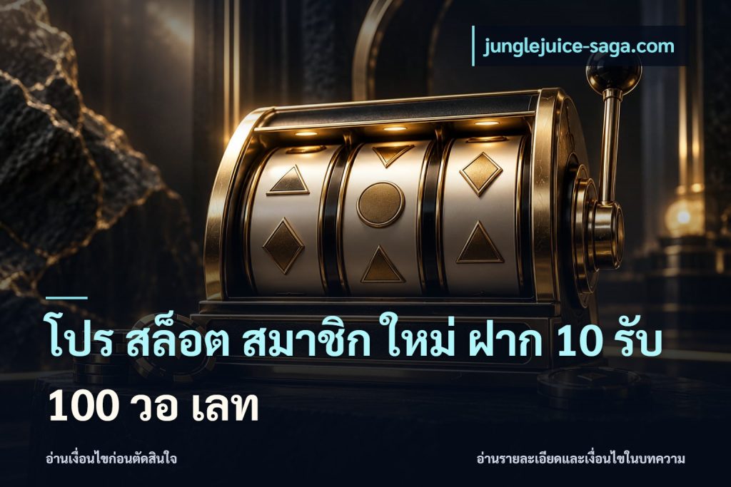 โปร สล็อต สมาชิก ใหม่ ฝาก 10 รับ 100 วอ เลท