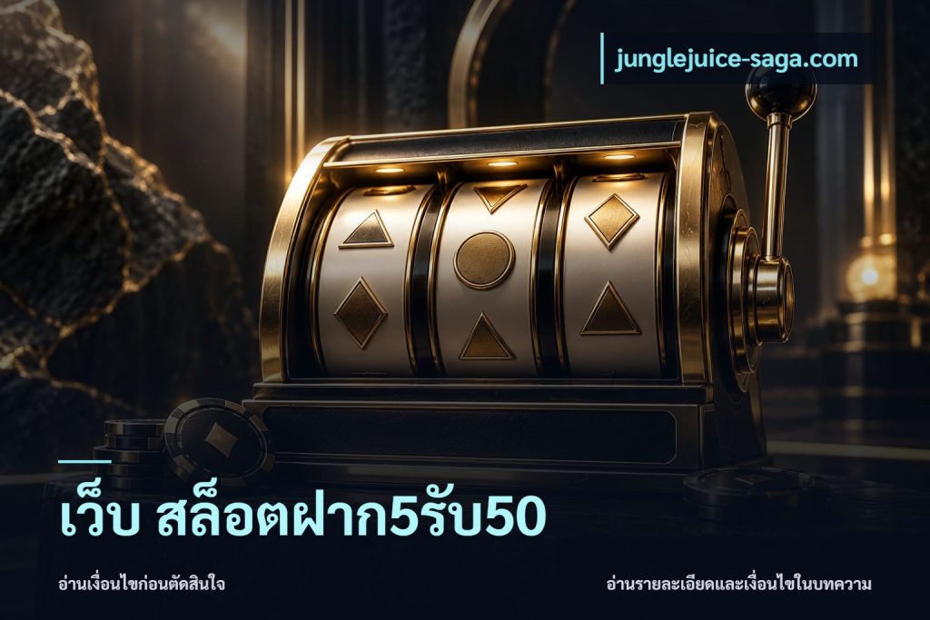เว็บ สล็อตฝาก5รับ50