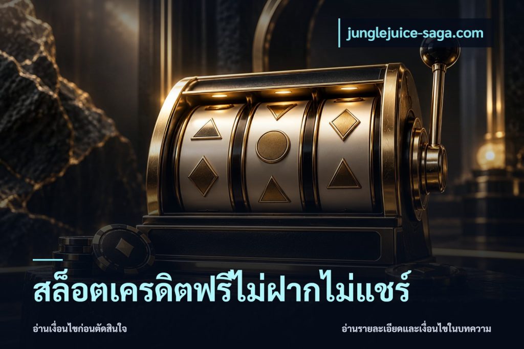 สล็อตเครดิตฟรีไม่ฝากไม่แชร์