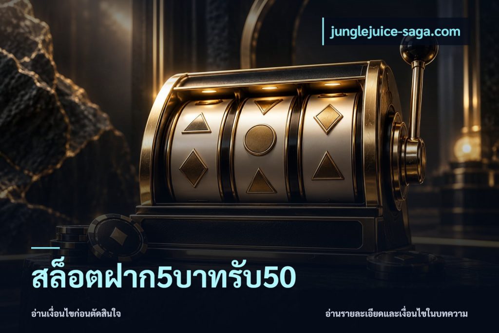 สล็อตฝาก5บาทรับ50