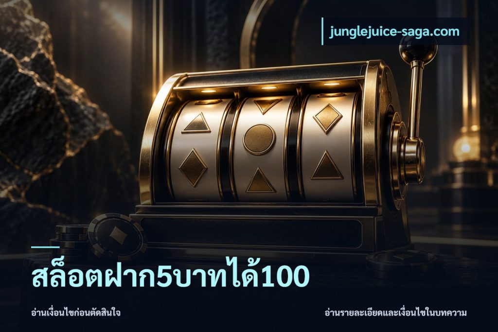 สล็อตฝาก5บาทได้100