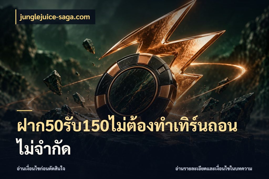 ฝาก50รับ150ไม่ต้องทําเทิร์นถอนไม่จํากัด