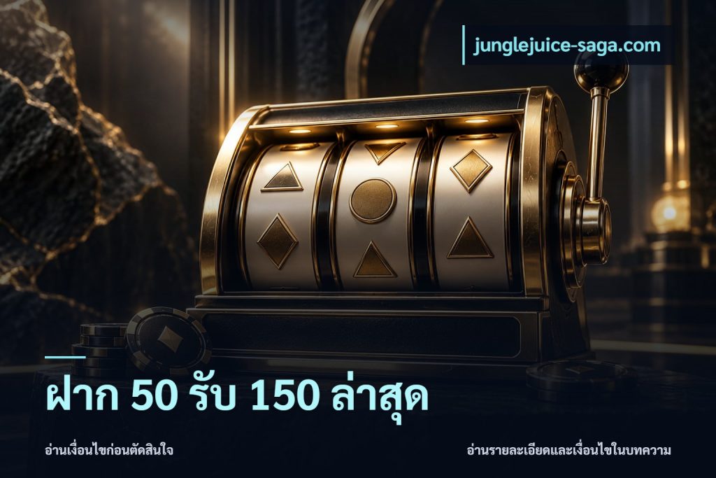 ฝาก 50 รับ 150 ล่าสุด