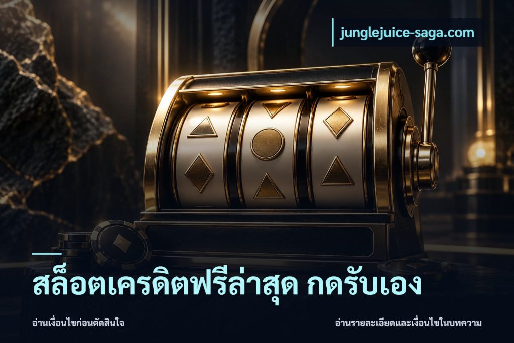สล็อตเครดิตฟรีล่าสุด กดรับเอง