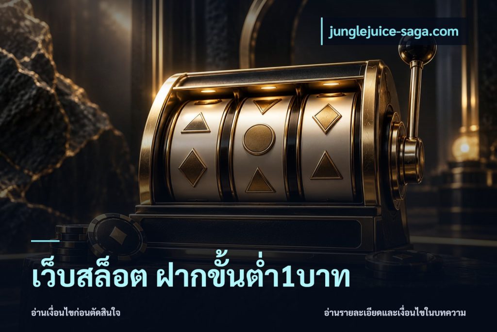 เว็บสล็อต ฝากขั้นต่ำ1บาท
