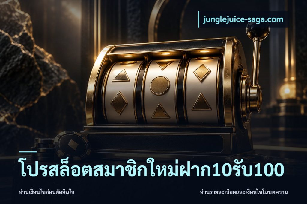 โปรสล็อตสมาชิกใหม่ฝาก10รับ100