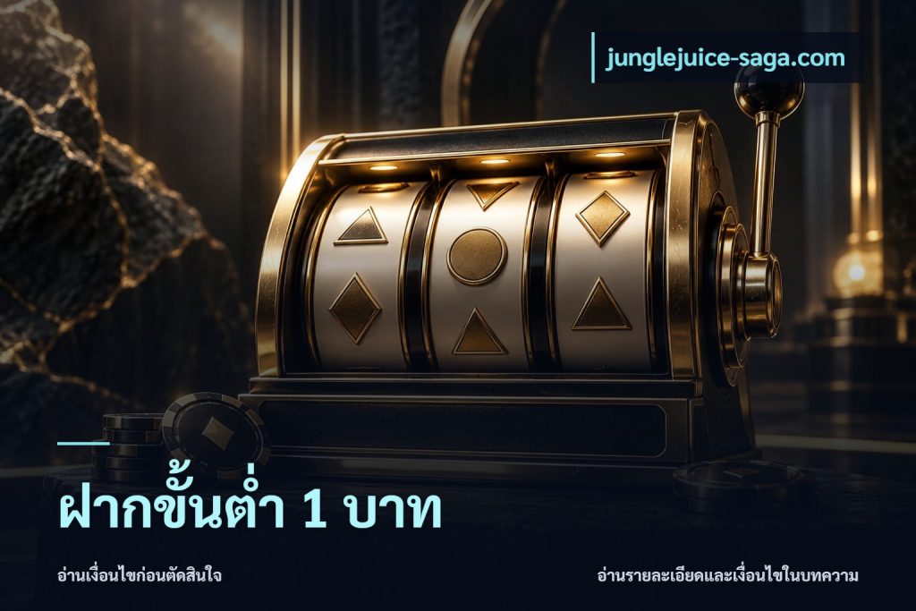 ฝากขั้นต่ำ 1 บาท