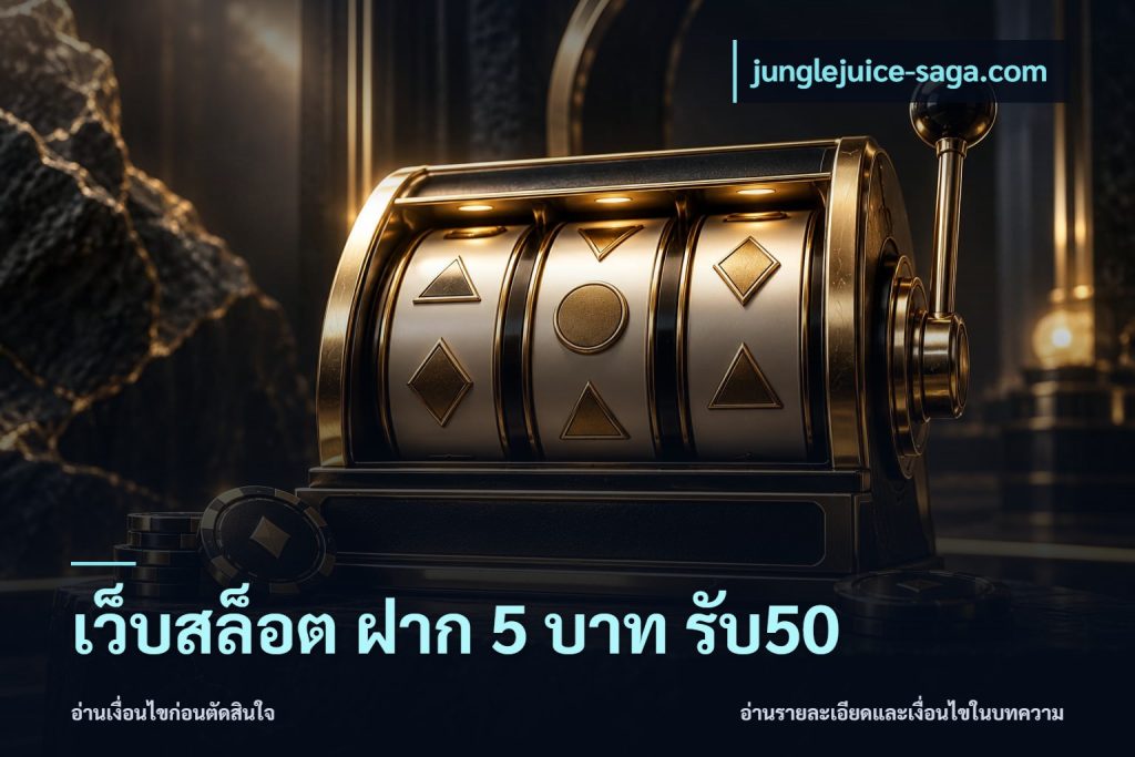 เว็บสล็อต ฝาก 5 บาท รับ50