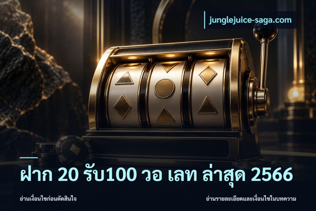 ฝาก 20 รับ100 วอ เลท ล่าสุด 2566