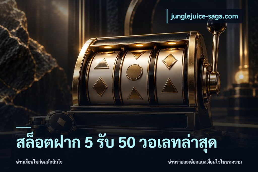 สล็อตฝาก 5 รับ 50 วอเลทล่าสุด