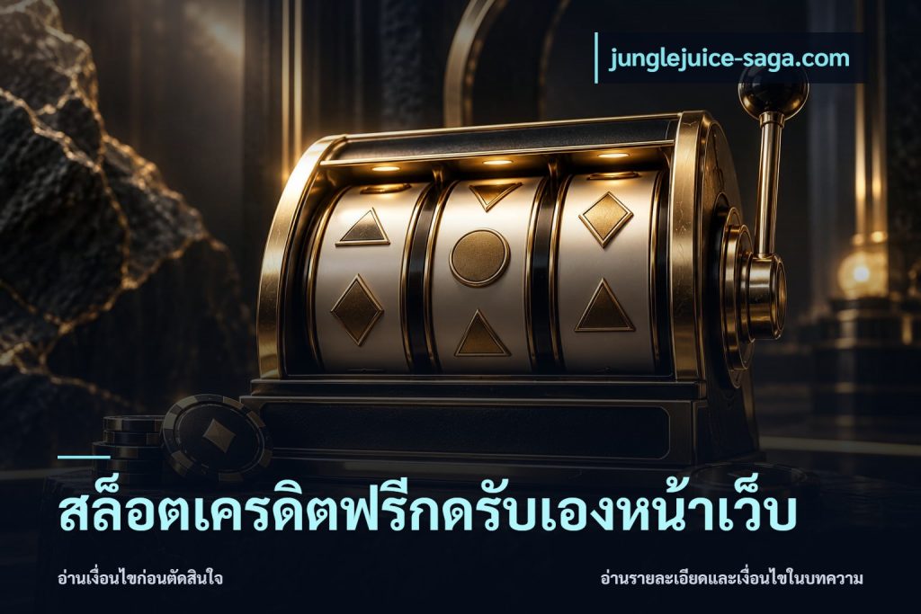 สล็อตเครดิตฟรีกดรับเองหน้าเว็บ