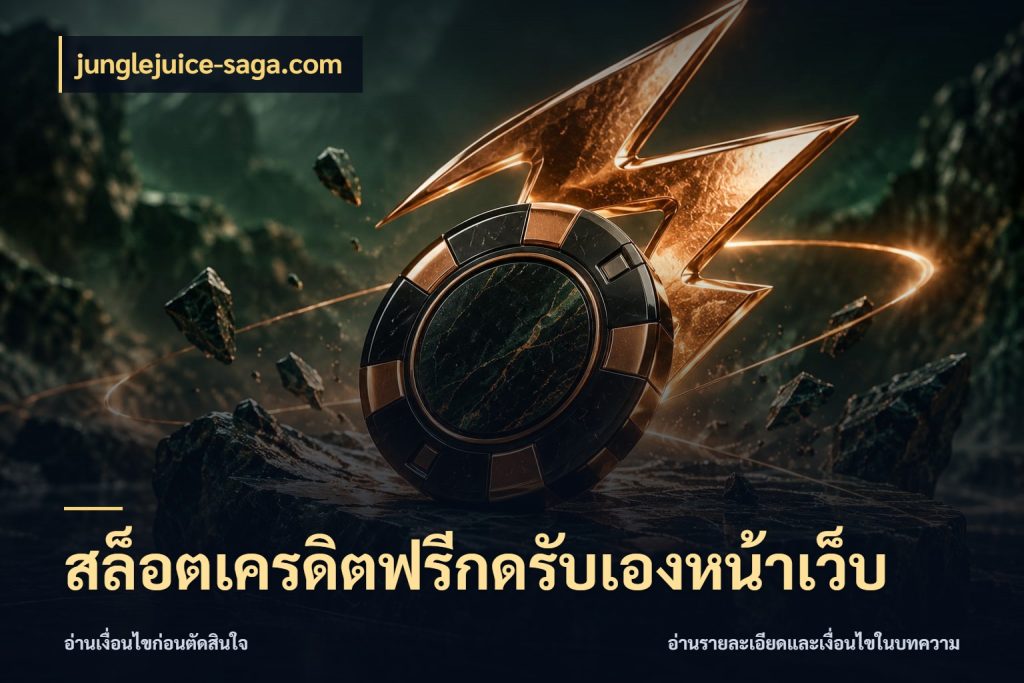 สล็อตเครดิตฟรีกดรับเองหน้าเว็บ