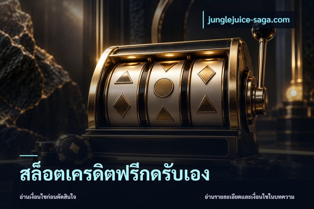 สล็อตเครดิตฟรีกดรับเอง