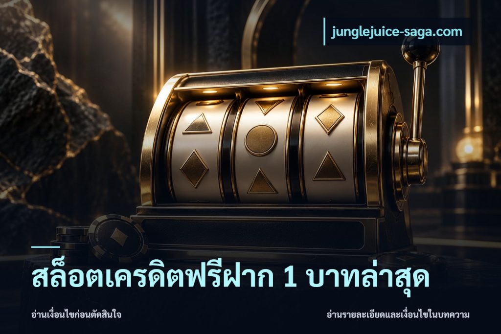 สล็อตเครดิตฟรีฝาก 1 บาทล่าสุด