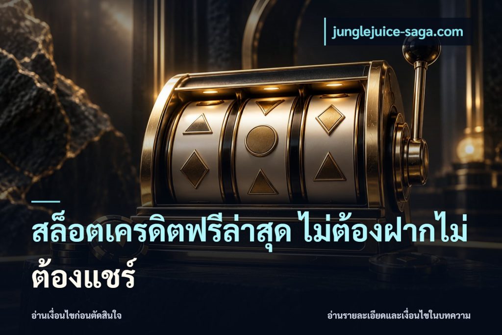 สล็อตเครดิตฟรีล่าสุด ไม่ต้องฝากไม่ต้องแชร์
