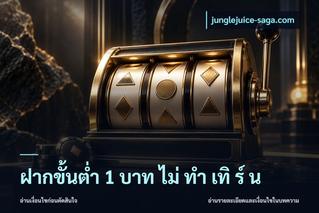 ฝากขั้นต่ำ 1 บาท ไม่ ทำ เทิ ร์ น