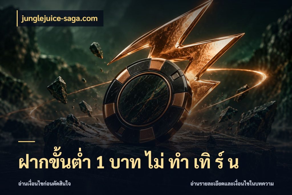 ฝากขั้นต่ำ 1 บาท ไม่ ทำ เทิ ร์ น