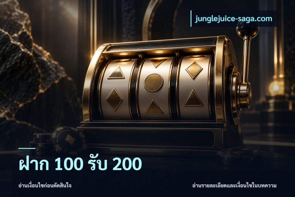 ฝาก 100 รับ 200