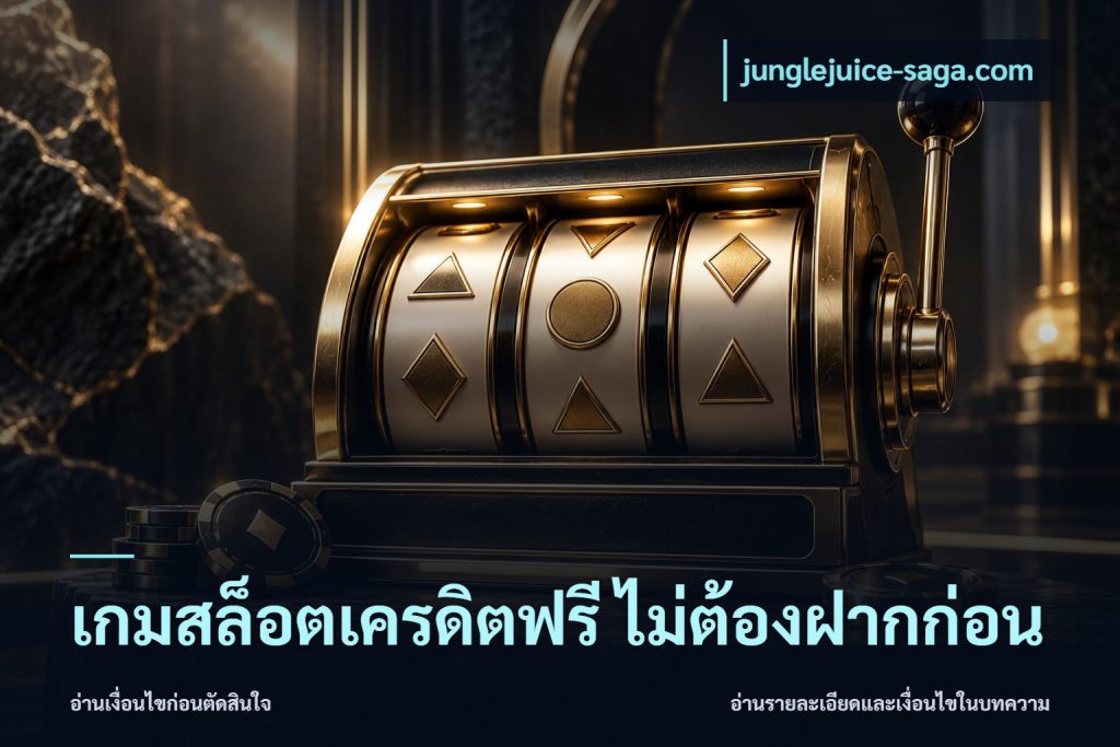 เกมสล็อตเครดิตฟรี ไม่ต้องฝากก่อน