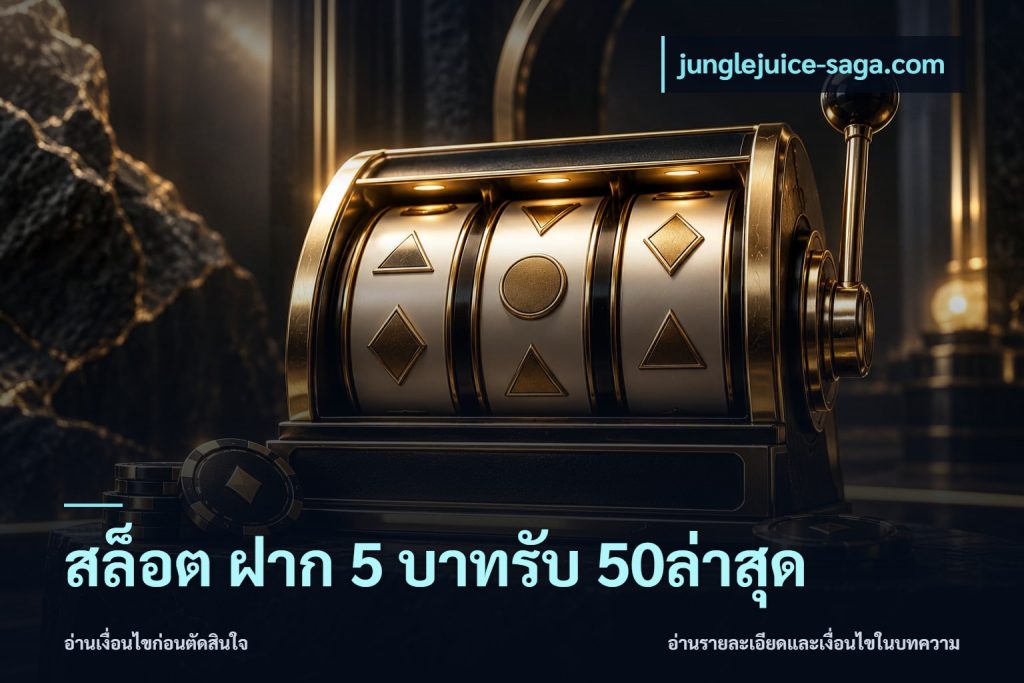 สล็อต ฝาก 5 บาทรับ 50ล่าสุด
