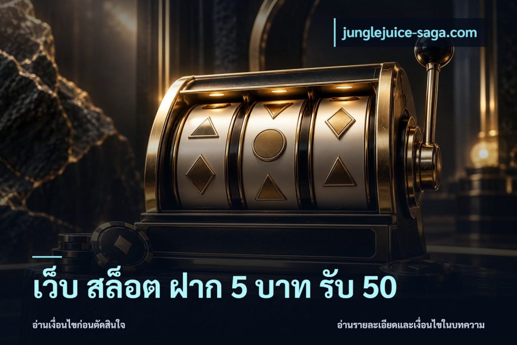 เว็บ สล็อต ฝาก 5 บาท รับ 50