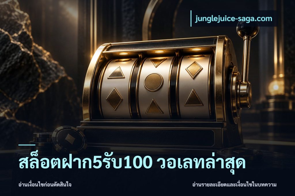 สล็อตฝาก5รับ100 วอเลทล่าสุด