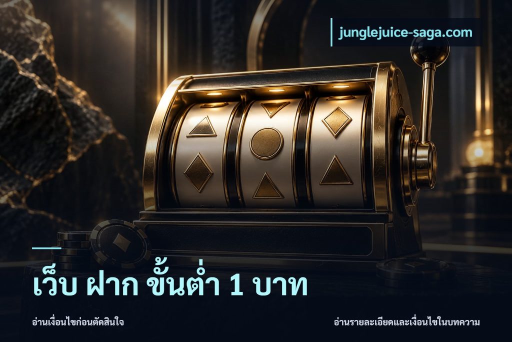 เว็บ ฝาก ขั้นต่ำ 1 บาท