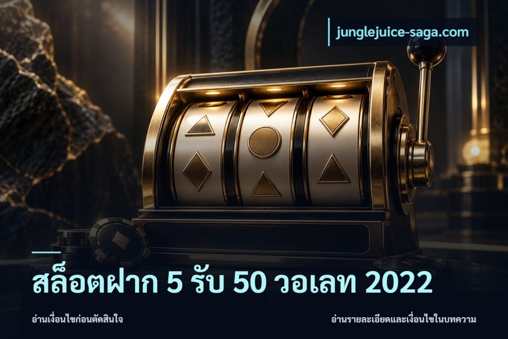 สล็อตฝาก 5 รับ 50 วอเลท 2022