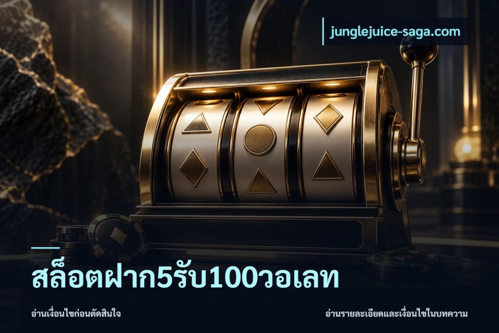 สล็อตฝาก5รับ100วอเลท