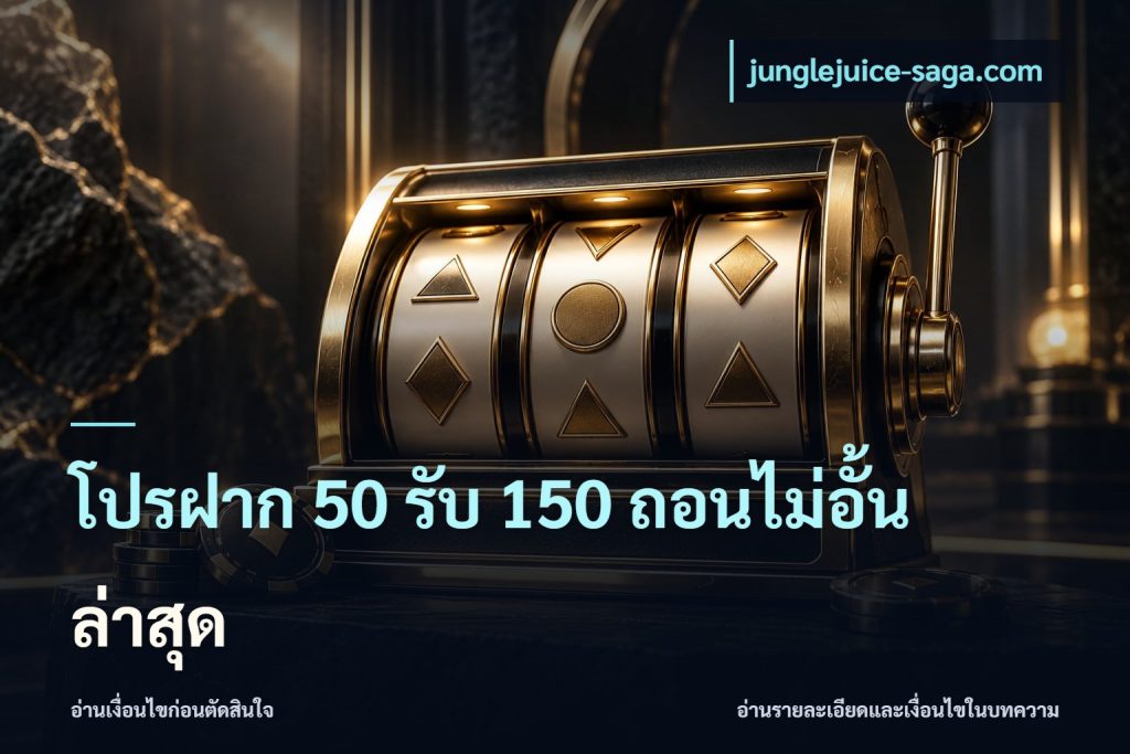 โปรฝาก 50 รับ 150 ถอนไม่อั้นล่าสุด