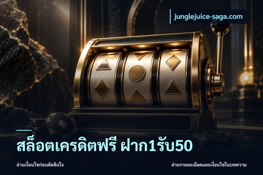 สล็อตเครดิตฟรี ฝาก1รับ50