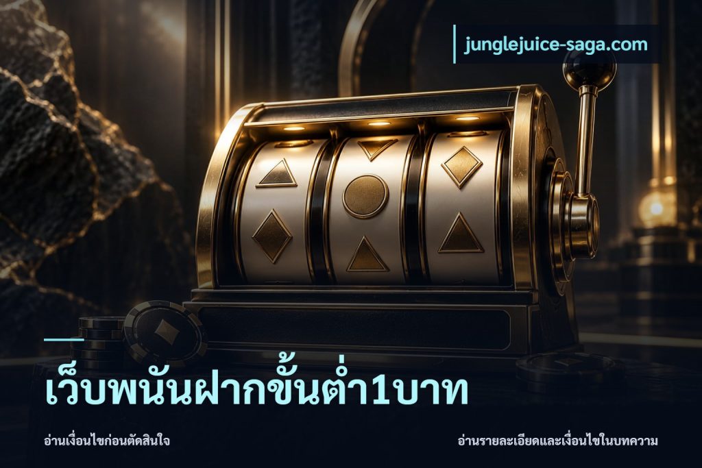 เว็บพนันฝากขั้นต่ำ1บาท