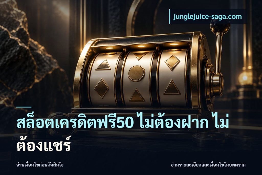 สล็อตเครดิตฟรี50 ไม่ต้องฝาก ไม่ต้องแชร์