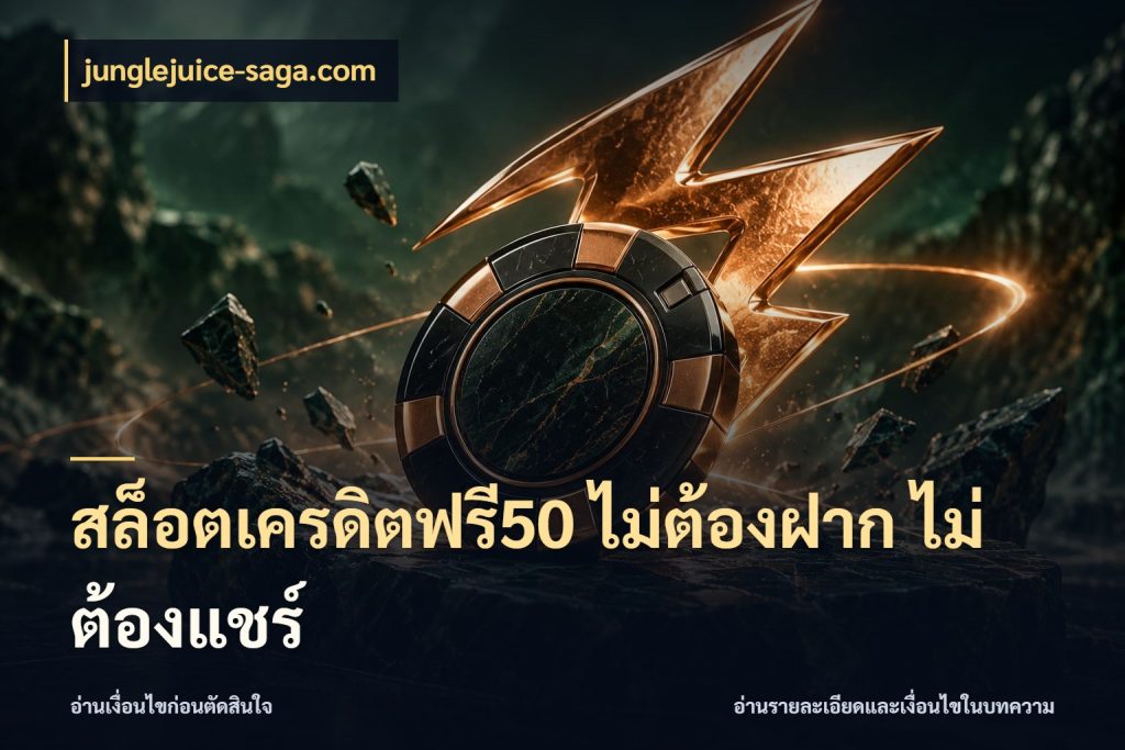 สล็อตเครดิตฟรี50 ไม่ต้องฝาก ไม่ต้องแชร์