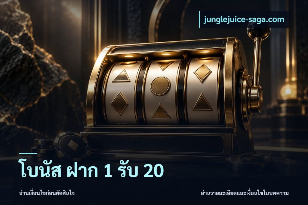 โบนัส ฝาก 1 รับ 20
