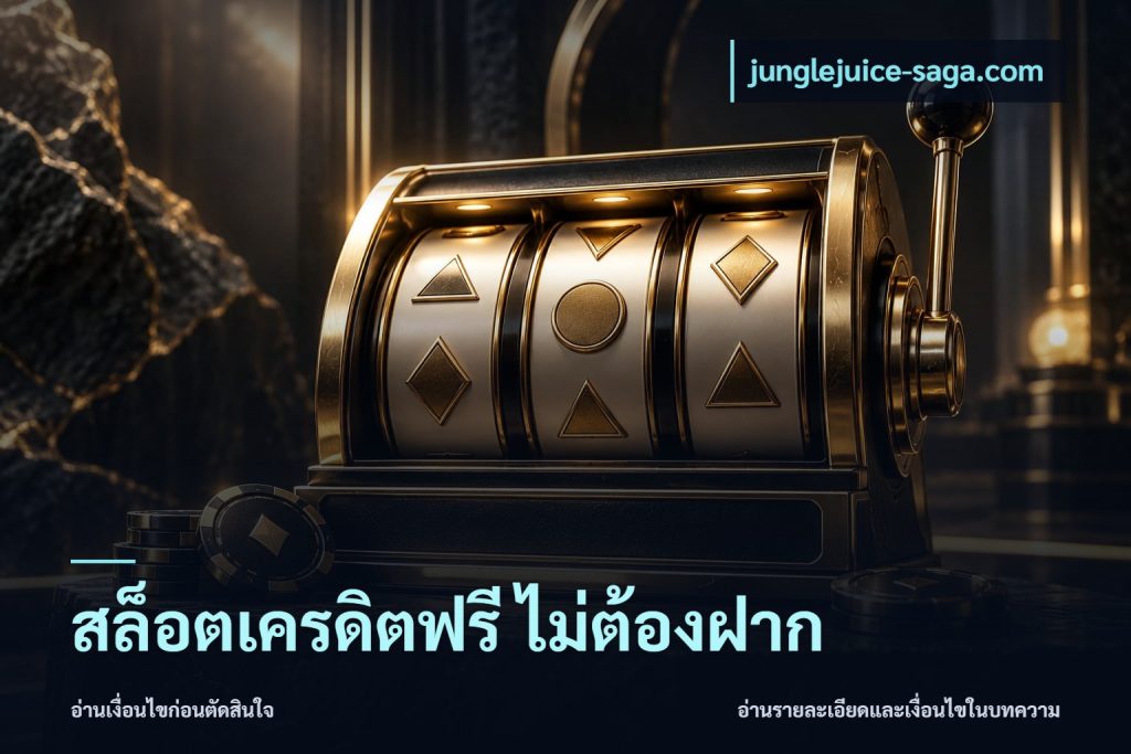 สล็อตเครดิตฟรี ไม่ต้องฝาก