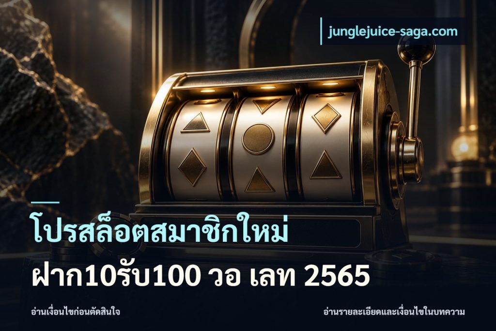 โปรสล็อตสมาชิกใหม่ ฝาก10รับ100 วอ เลท 2565