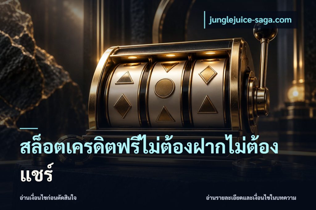 สล็อตเครดิตฟรีไม่ต้องฝากไม่ต้องแชร์