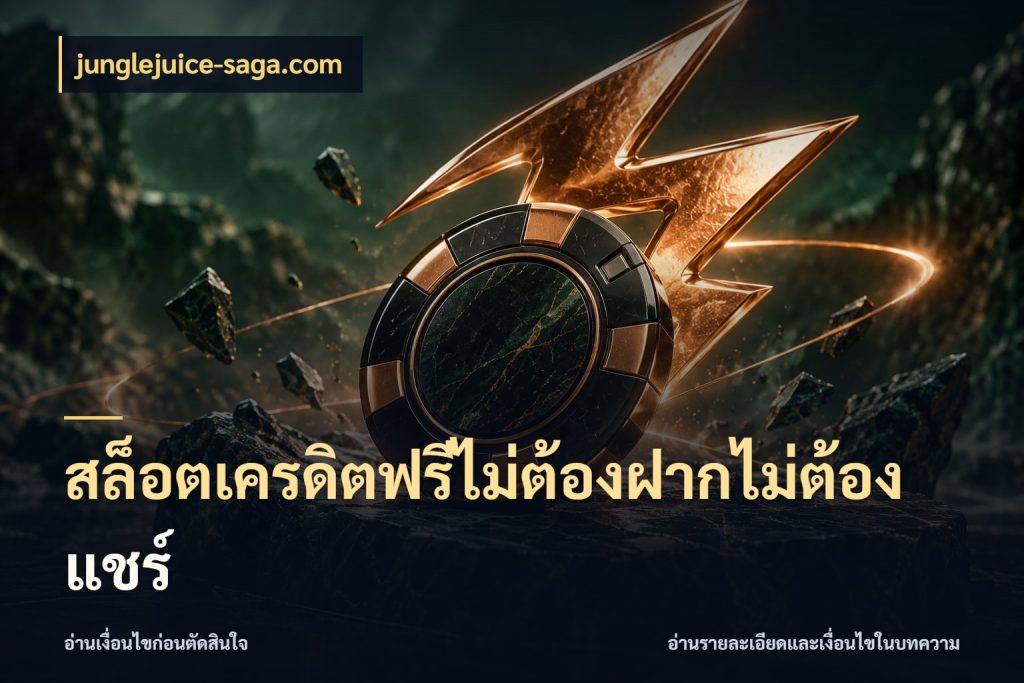 สล็อตเครดิตฟรีไม่ต้องฝากไม่ต้องแชร์