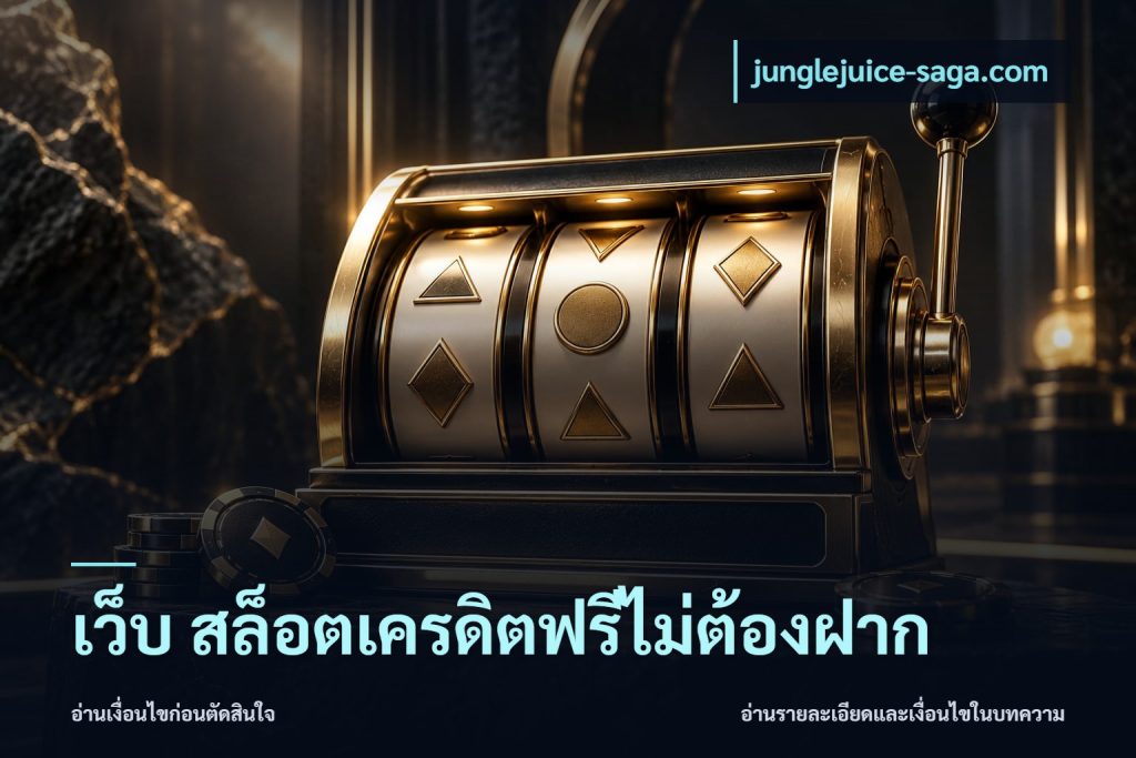 เว็บ สล็อตเครดิตฟรีไม่ต้องฝาก