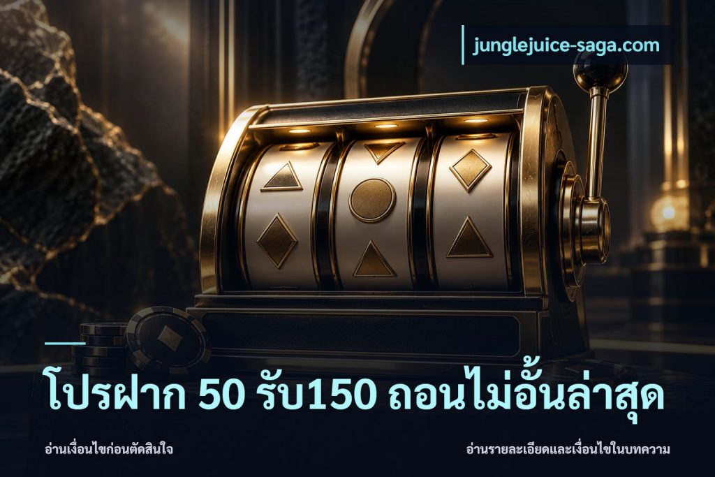 โปรฝาก 50 รับ150 ถอนไม่อั้นล่าสุด