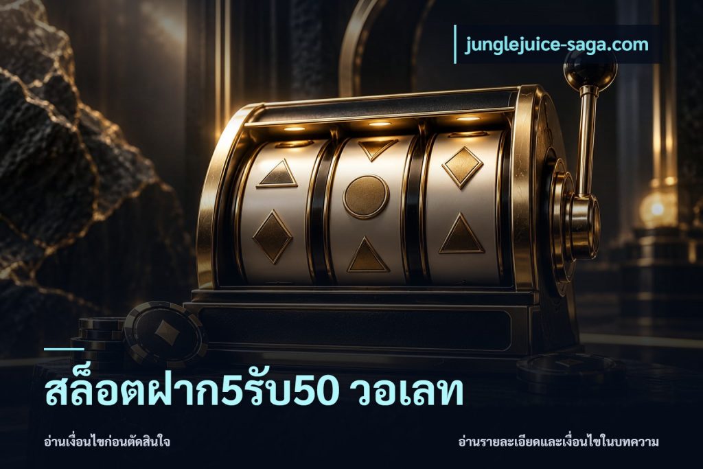 สล็อตฝาก5รับ50 วอเลท