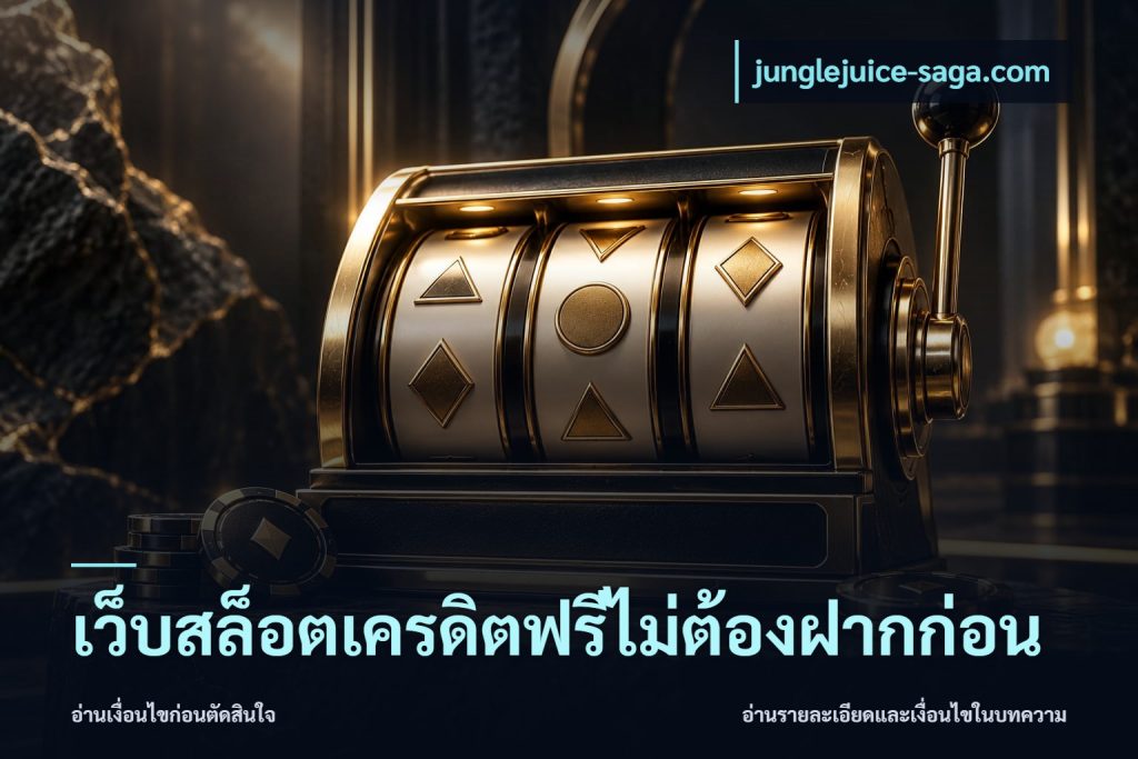เว็บสล็อตเครดิตฟรีไม่ต้องฝากก่อน