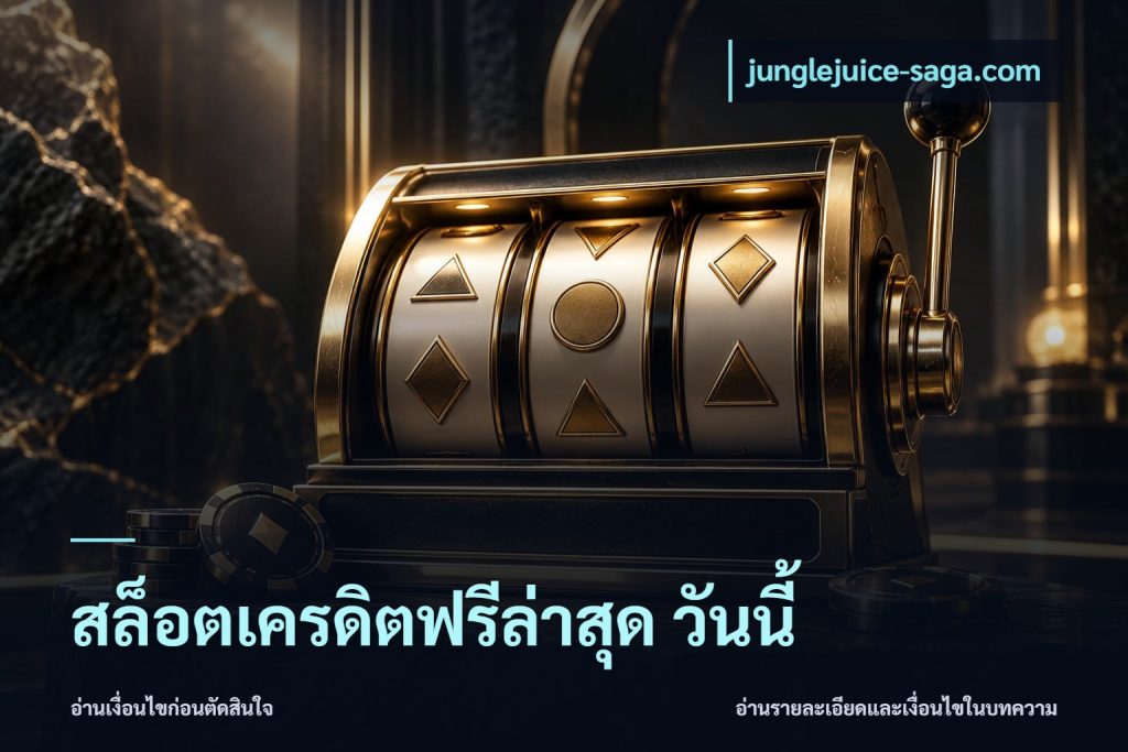 สล็อตเครดิตฟรีล่าสุด วันนี้